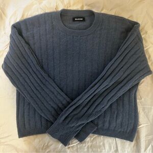 Naadam Blue Cashmere Sweater